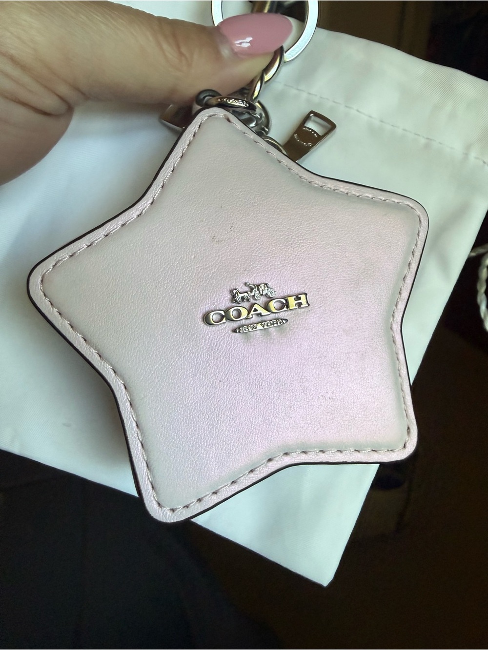 Iridescent Star Coach Bag Charm - Picture 9 of 11